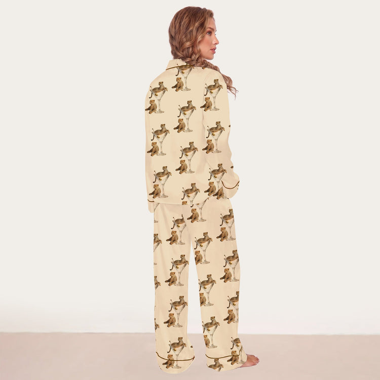 
                    
                      Women's Western Horse Long Sleeve Silky Satin Pajama Set alternate view
                    
                  